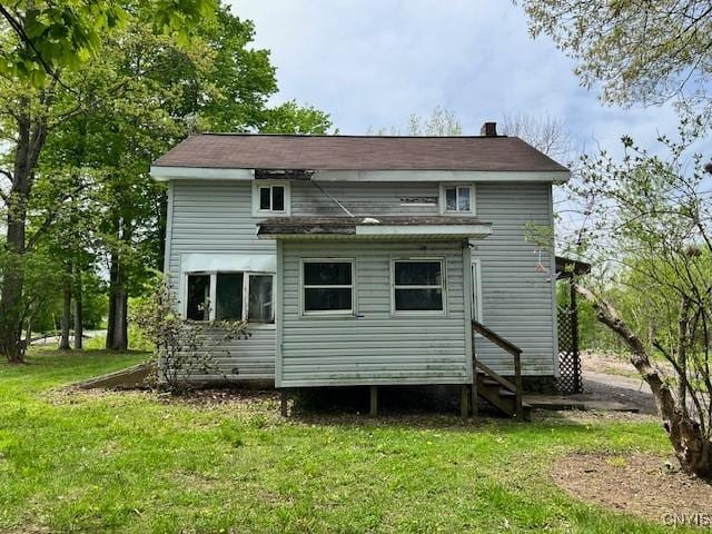 6385 State Route 26, Westmoreland, NY 13440 - rear view of property with a lawn