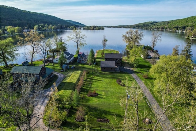 657 W Cottage Ln, Deruyter, NY 13052 - bird's eye view of a nearby body of water and a heavily wooded area