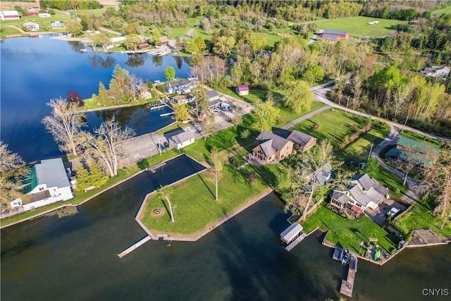 657 W Cottage Ln, Deruyter, NY 13052 - aerial overview of property's location with a nearby body of water