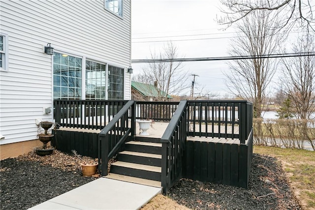 1965 Main St, Carlton, NY 14571 - view of wooden terrace
