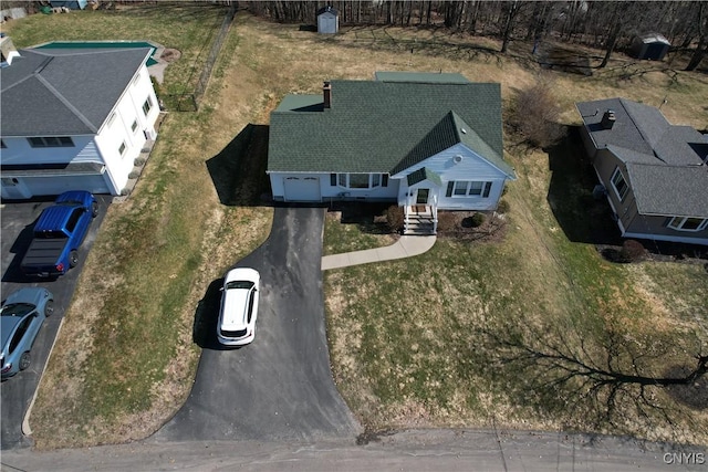 view of subject property