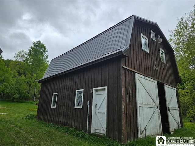 5162 Whig St, Little Valley, NY 14779 - view of barn featuring a lawn