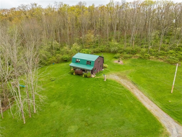 view of subject property