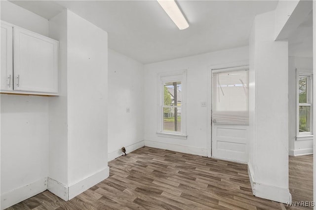 1001 15th St, Niagara Falls, NY 14301 - foyer with plenty of natural light, wood finished floors, and baseboards
