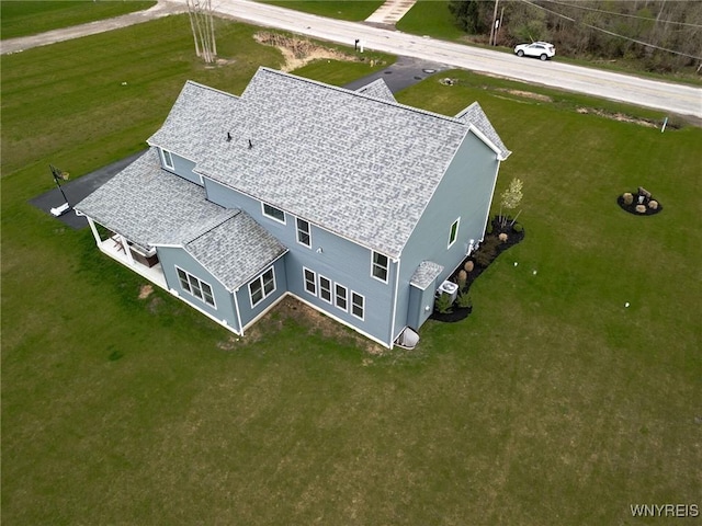 view from above of property