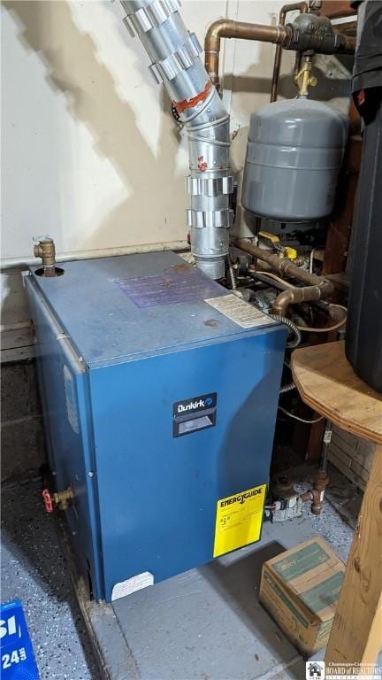 3738 E Lake Rd, Dunkirk-Town, NY 14048 - utilities featuring a heating unit