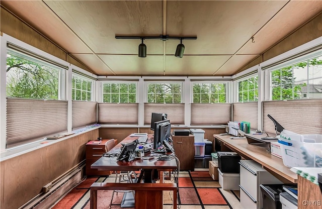2810 Genesee St, Utica, NY 13502 - sunroom / solarium with plenty of natural light, lofted ceiling, and outdoor dining space