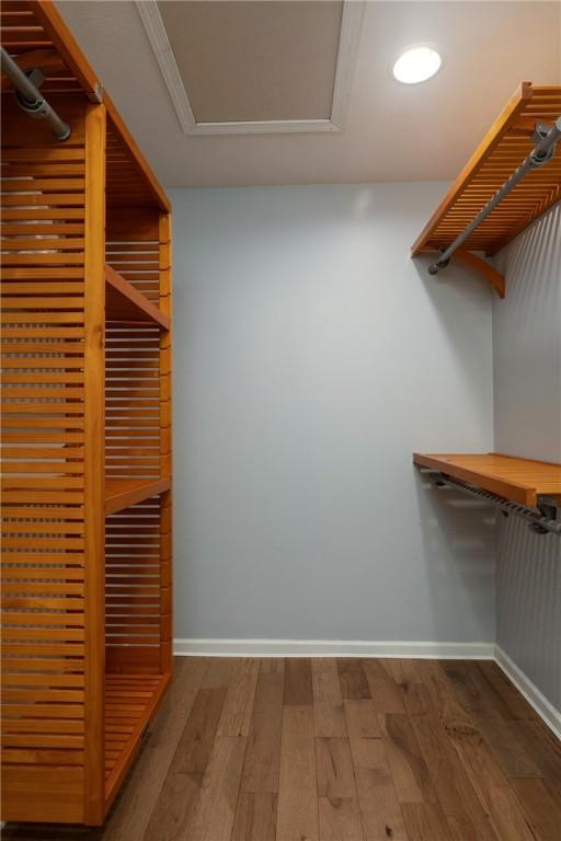 318 Wexford Ln, Horseheads, NY 14845 - spacious closet featuring hardwood / wood-style flooring