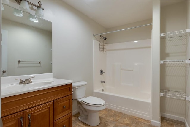 318 Wexford Ln, Horseheads, NY 14845 - full bath featuring toilet, vanity, and shower / tub combination
