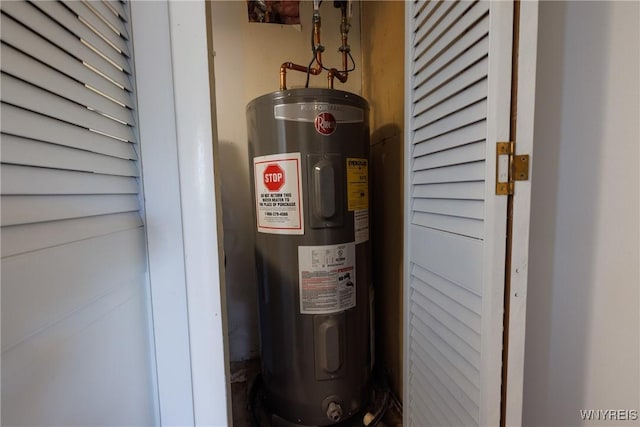 utilities featuring electric water heater