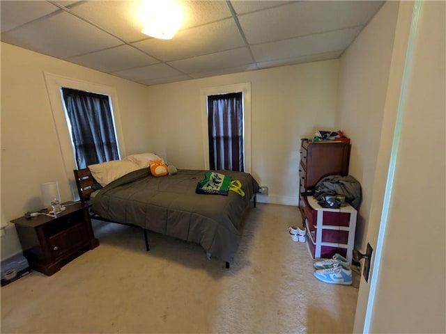165 Pleasant St, Bradford-City, PA 16701 - bedroom featuring a drop ceiling and carpet