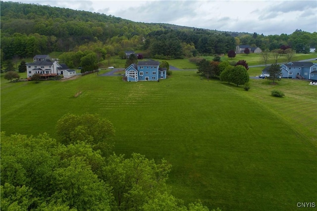 490 Hidden Falls Rd, Tully, NY 13159 - overview of rural landscape featuring a heavily wooded area
