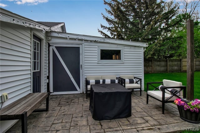 5031 Armor Duells Rd, Orchard Park, NY 14127 - view of patio / terrace featuring an outdoor living space