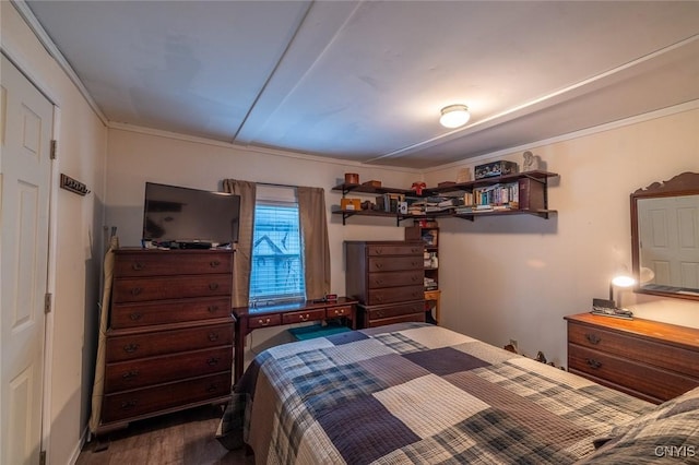 21 S Lake Rd, Deruyter, NY 13052 - bedroom with wood finished floors and crown molding