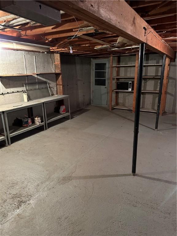 22 Suncrest Ter, Oneonta-City, NY 13820 - view of unfinished below grade area