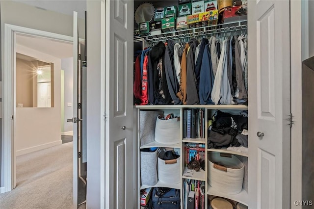 view of closet