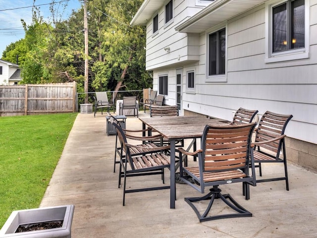 163 Lyncourt Park, Greece, NY 14612 - view of patio featuring outdoor dining space