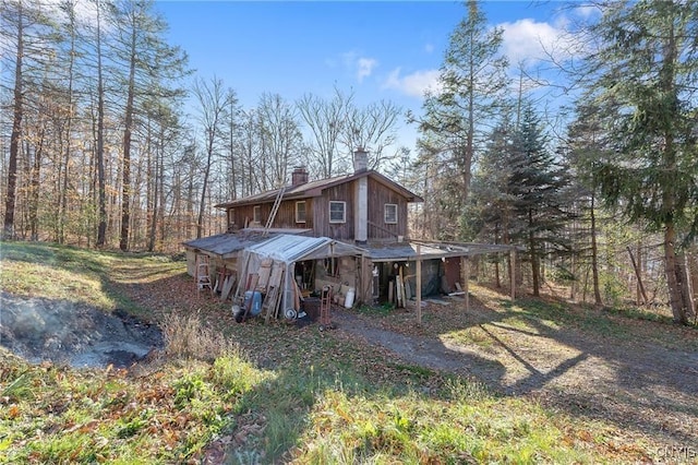 419 Glenwood Ln, Niles, NY 13021 - view of front of house featuring a chimney