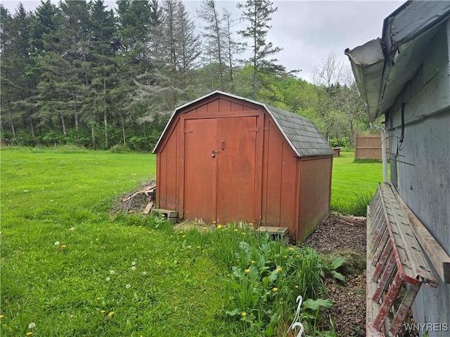 2282 Rte 305, Clarksville, NY 14727 - view of shed featuring a forest view