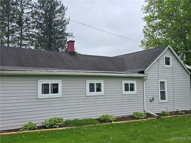 2282 Rte 305, Clarksville, NY 14727 - view of side of property with a lawn and a chimney