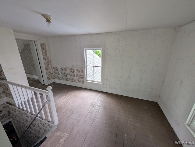 1 Shults Ave, Cohocton, NY 14826 - unfurnished room featuring hardwood / wood-style flooring and baseboards
