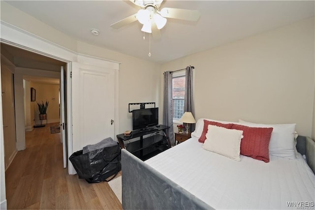 3912 Seneca St Unit 1, West Seneca, NY 14224 - bedroom featuring wood finished floors and ceiling fan