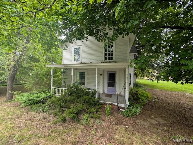 11 N Main St, Cohocton, NY 14826 - view of front of home with covered porch