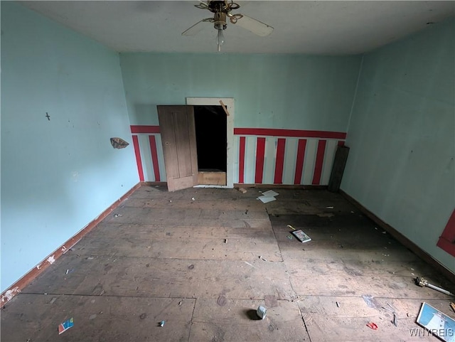 11 N Main St, Cohocton, NY 14826 - unfurnished room with ceiling fan