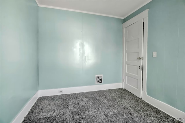 2254 Grand Ave, Niagara Falls, NY 14301 - unfurnished room with carpet flooring, crown molding, and baseboards