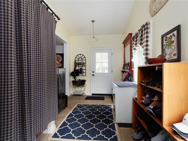 127 W St, Rutland, NY 13612 - tiled entryway featuring lofted ceiling