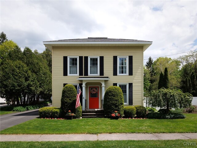 127 W St, Rutland, NY 13612 - view of front of home with a front lawn