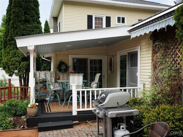 127 W St, Rutland, NY 13612 - deck with fence and a grill