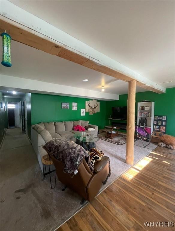 13209 Miller Ave, Sardinia, NY 14030 - living room featuring wood finished floors