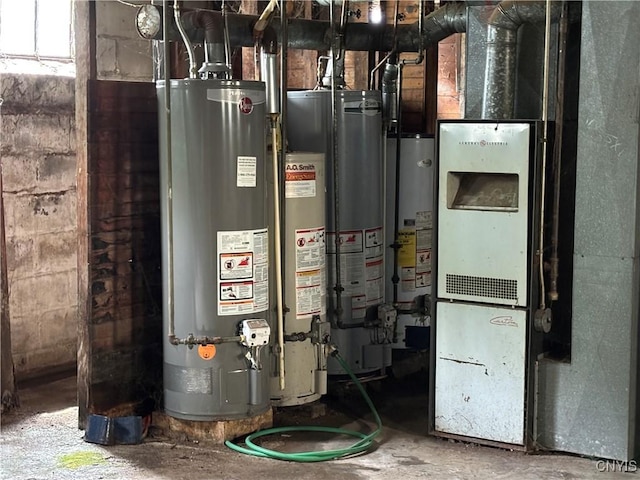 236 N Midler Ave, Syracuse, NY 13206 - utilities with gas water heater and heating unit
