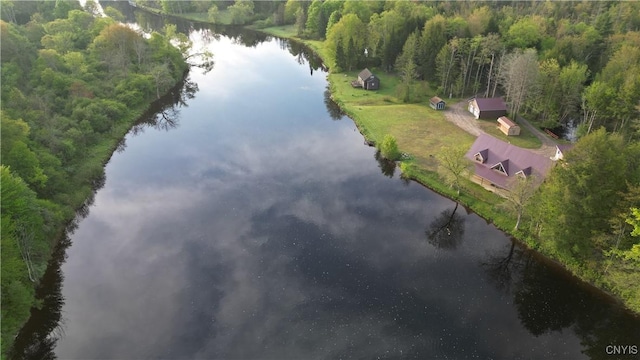 7278 Martin Dr, Leyden, NY 13309 - aerial view of a large body of water and a heavily wooded area