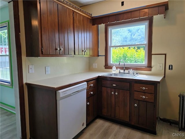 343 N Peterboro St, Lenox, NY 13032 - kitchen with white dishwasher, a sink, light countertops, and healthy amount of natural light
