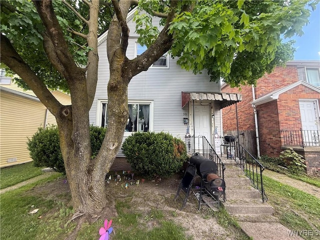 view of front of home