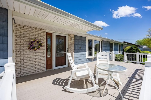 view of deck