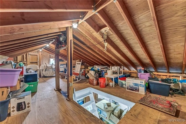 9811 Deer Creek Rd, Genesee, NY 14770 - view of unfinished attic