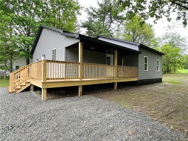 258 Mcmaster St, Bath, NY 14810 - view of front of property featuring a deck