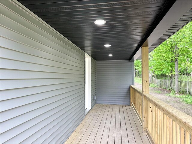 258 Mcmaster St, Bath, NY 14810 - view of wooden terrace