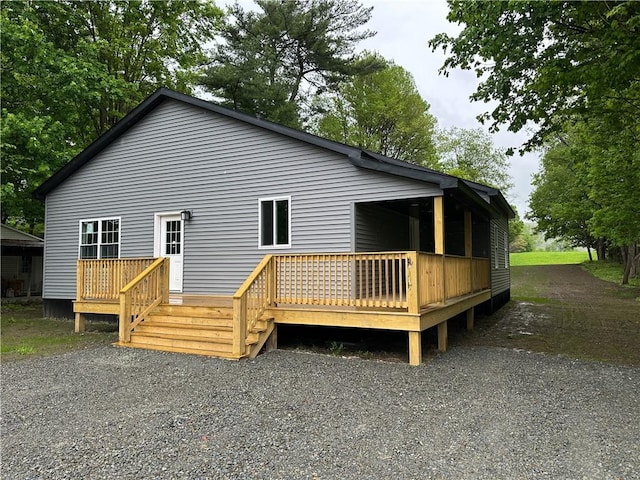 258 Mcmaster St, Bath, NY 14810 - back of house featuring a deck