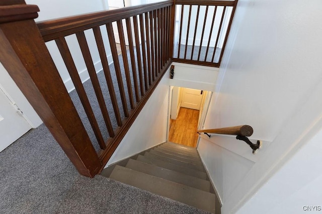 view of stairs