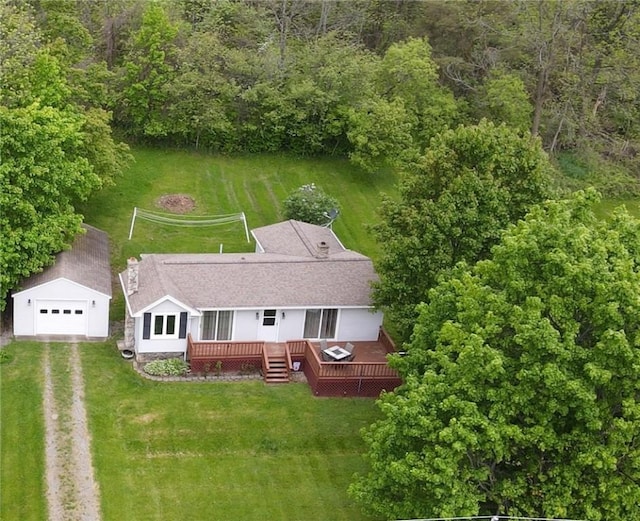 5400 County Road 37, Richmond, NY 14466 - aerial view of property and surrounding area