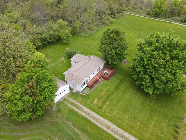 5400 County Road 37, Richmond, NY 14466 - view from above of property