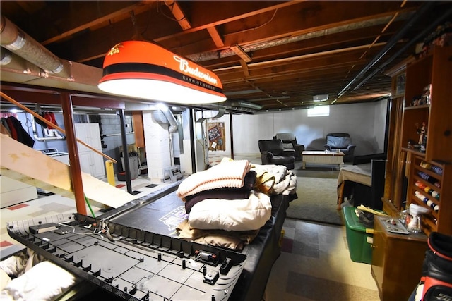 806 Mount Zoar St, Southport, NY 14904 - view of unfinished basement