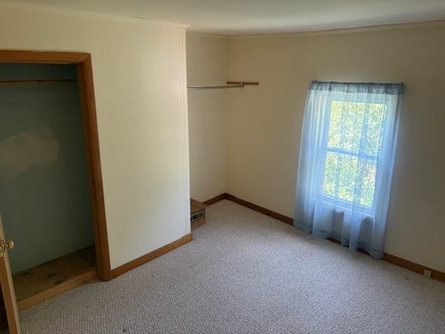 214 Main St, Erwin, NY 14827 - unfurnished bedroom with carpet flooring, ornamental molding, and baseboards