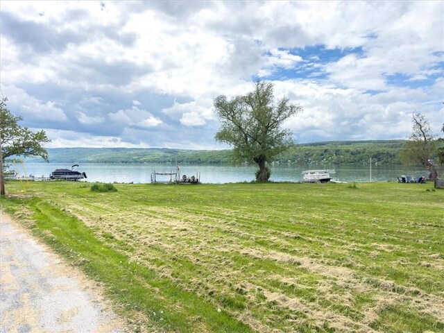 8521 W Buckingham St, Richmond, NY 14471 - water view with a dock
