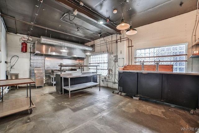 3648 S Park Ave, Hamburg, NY 14219 - miscellaneous room featuring concrete floors