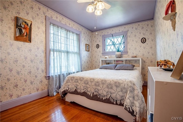 18 Avery Pl, Utica, NY 13502 - bedroom with hardwood / wood-style floors and baseboards